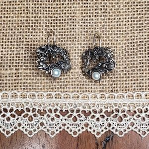 Simona Silver 925 4-piece set w/ natural pearl